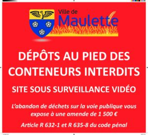 LUTTE CONTRE LES INCIVILITÉS – MAULETTE