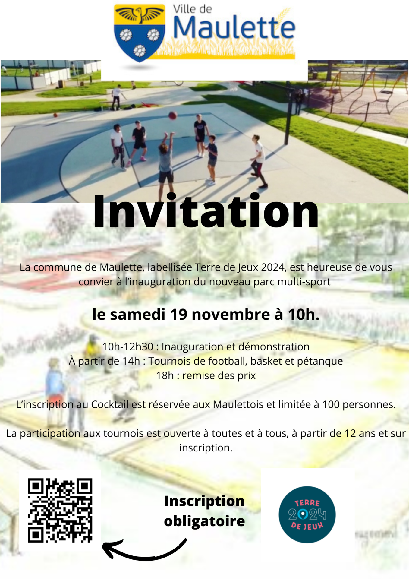 Inauguration parc multisports
