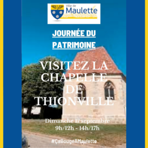 ÉVÉNEMENT – Journée du patrimoine
