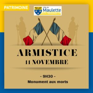 Commémoration du 11 novembre à Maulette