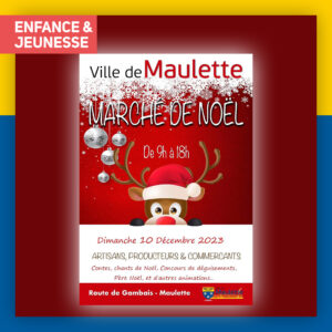 ÉVÉNEMENT – Marché de Noël Maulette