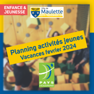 Planning Activités Jeunes – Vacances Février 2024 CCPH