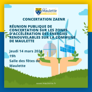 Réunion Publique sur les Énergies Renouvelables à Maulette !