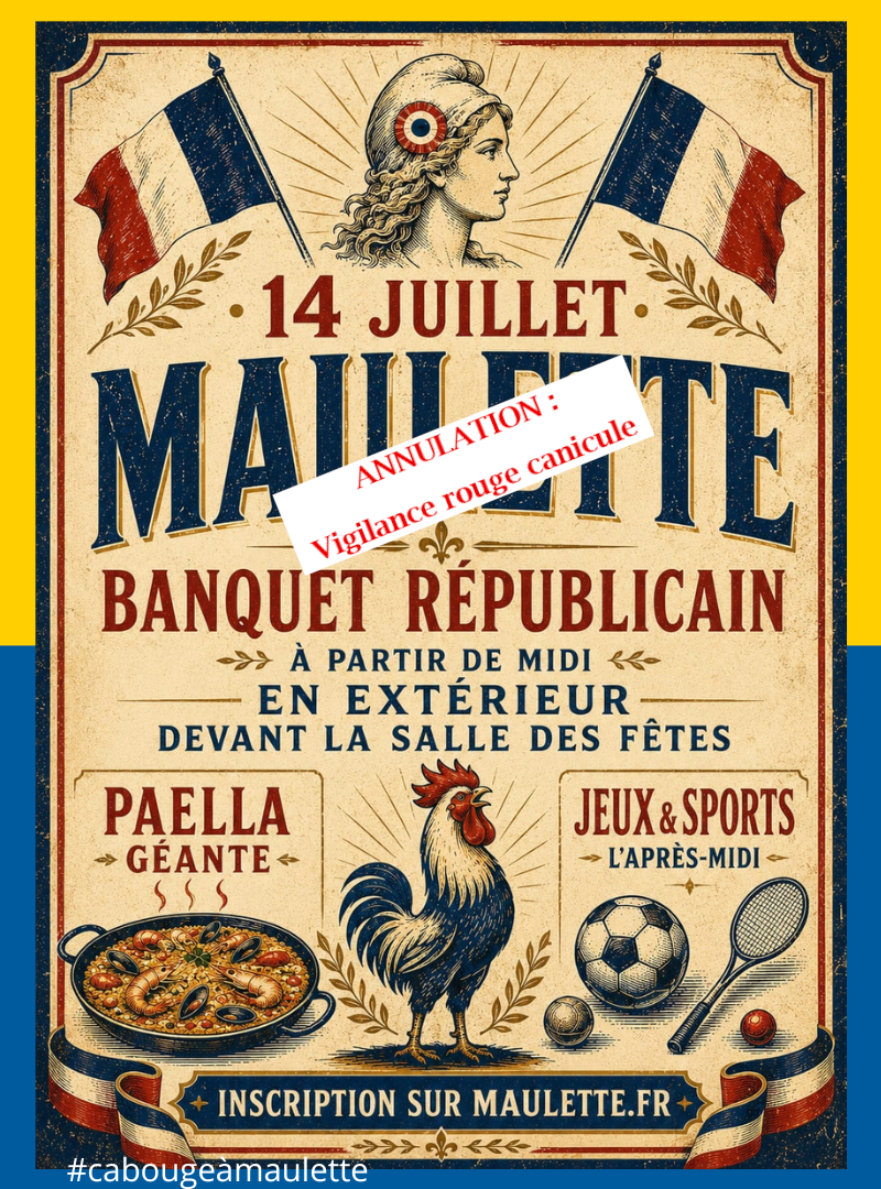 Banquet Républicain du 14 Juillet 2026 à Maulette : Inscriptions ouvertes