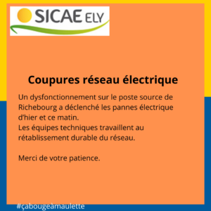 Pannes du réseau électrique 5 et 6 août 2026