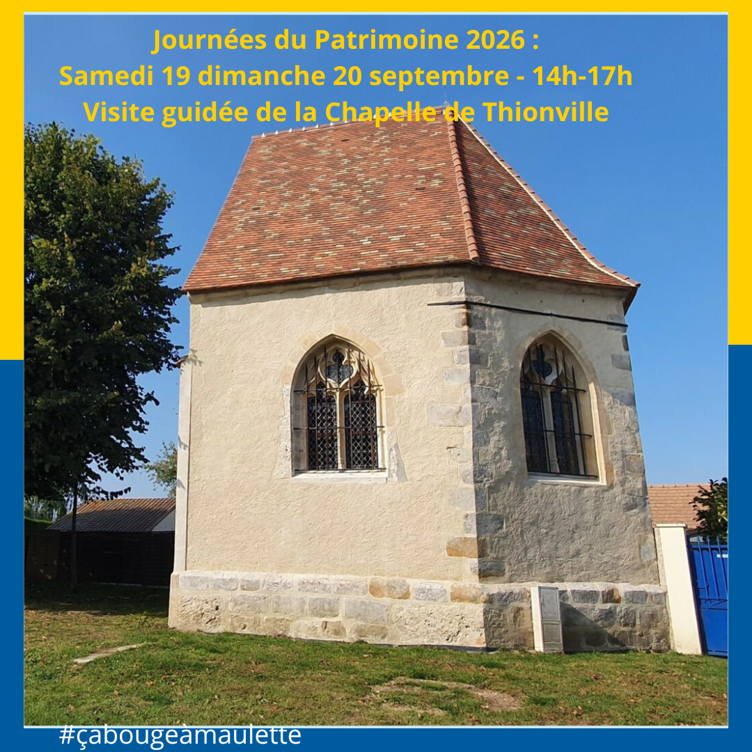 Visite de la Chapelle de Thionville – Journées du Patrimoine à Maulette